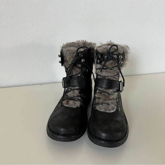 Fur ankle boots - Picture 2 of 3